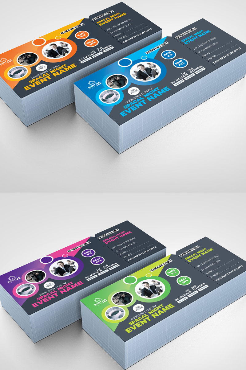 Party Event Ticket - Corporate Identity Template