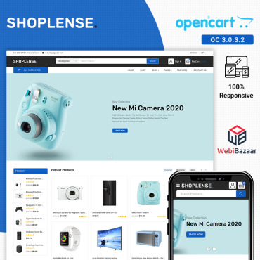 Multipurpose Shopping OpenCart Templates 98408