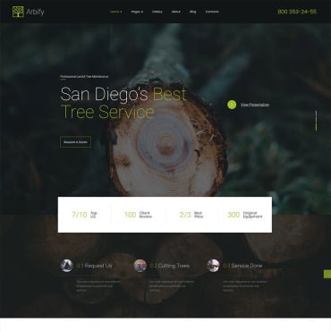Tree Removal WordPress Themes 98415