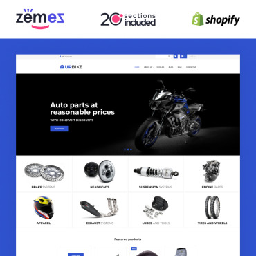 Moto Wheels Shopify Themes 98418