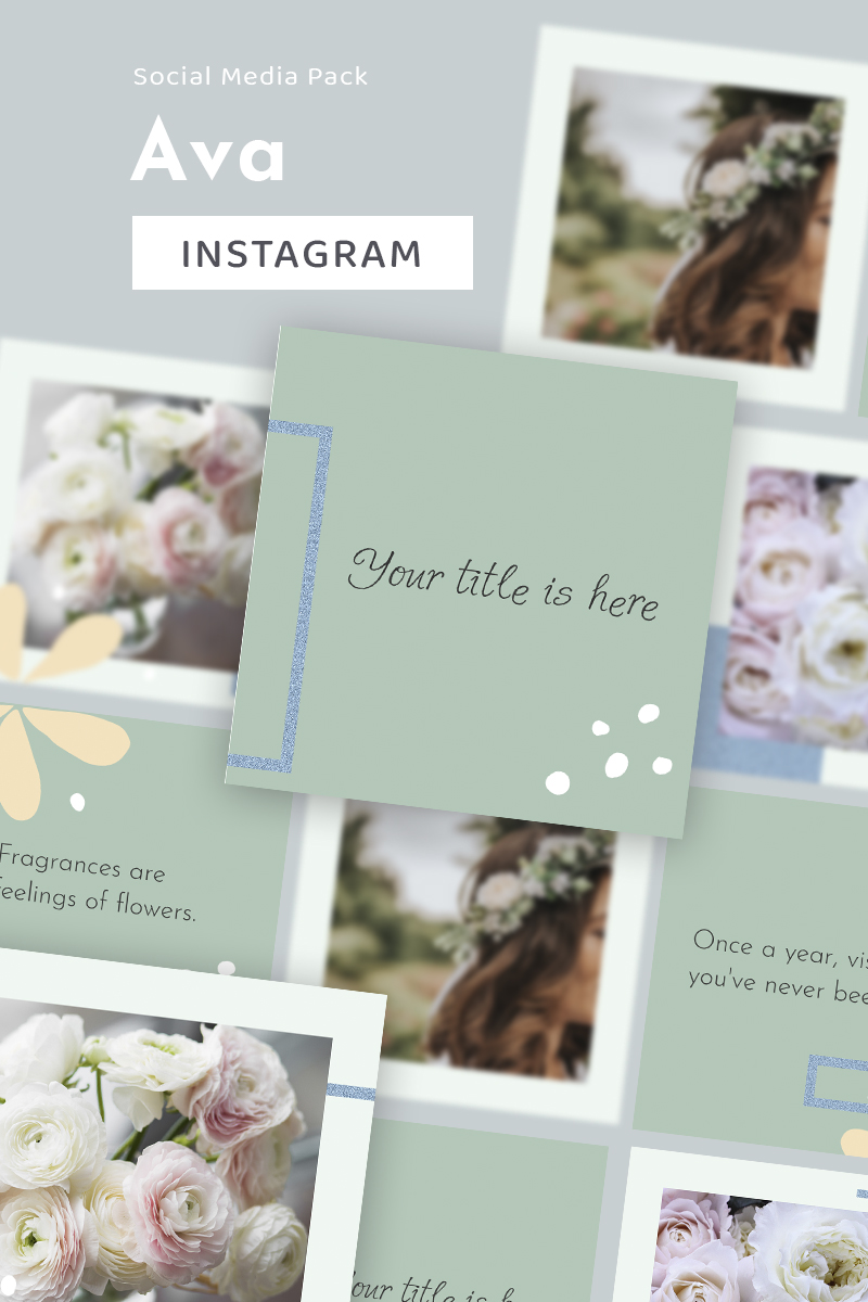 Ava_Instagram Template for Social Media
