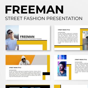 Streetwear Model Keynote Templates 98506