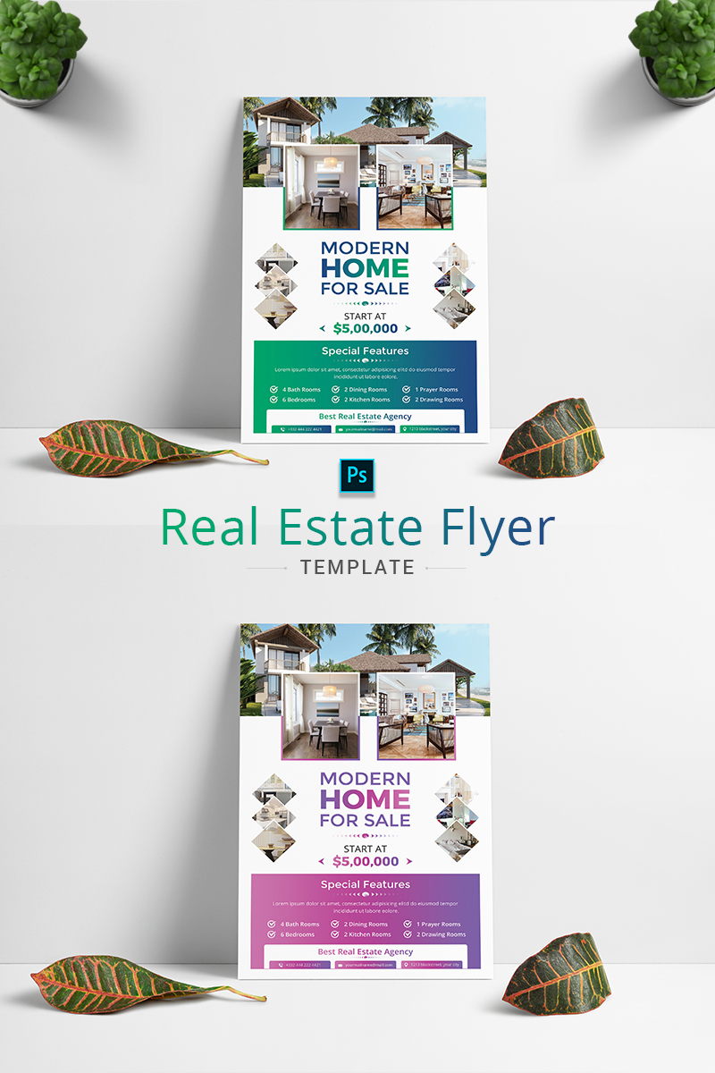 Real Estate PSD Flyer - Corporate Identity Template