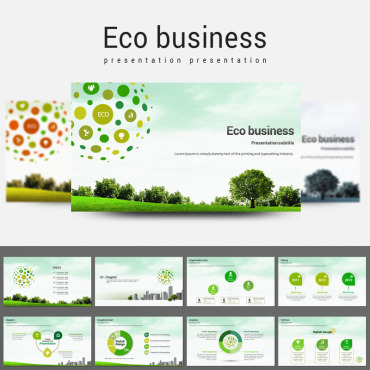 Natural Line PowerPoint Templates 98548