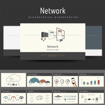 Infographic Gray PowerPoint Templates 98559