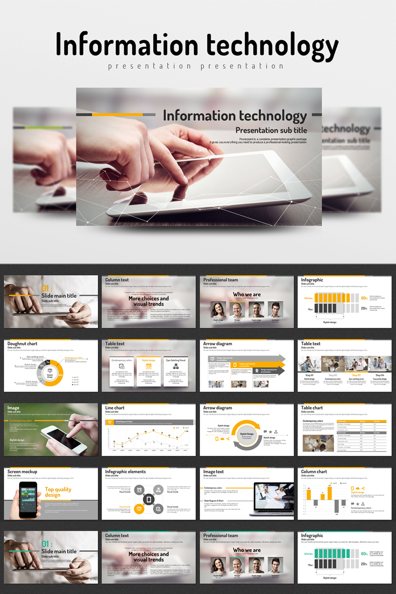 Information Technology PowerPoint template