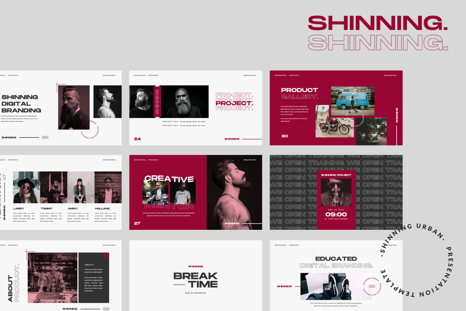 SHINNING Presentation - Keynote template