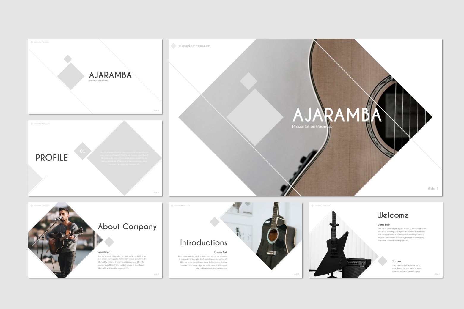 Ajaramba - Keynote template