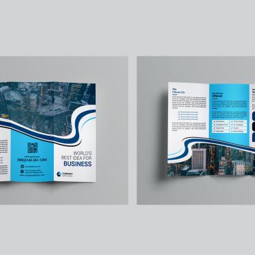 Blue Brochure Corporate Identity 98707