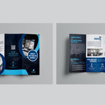Blue Brochure Corporate Identity 98711