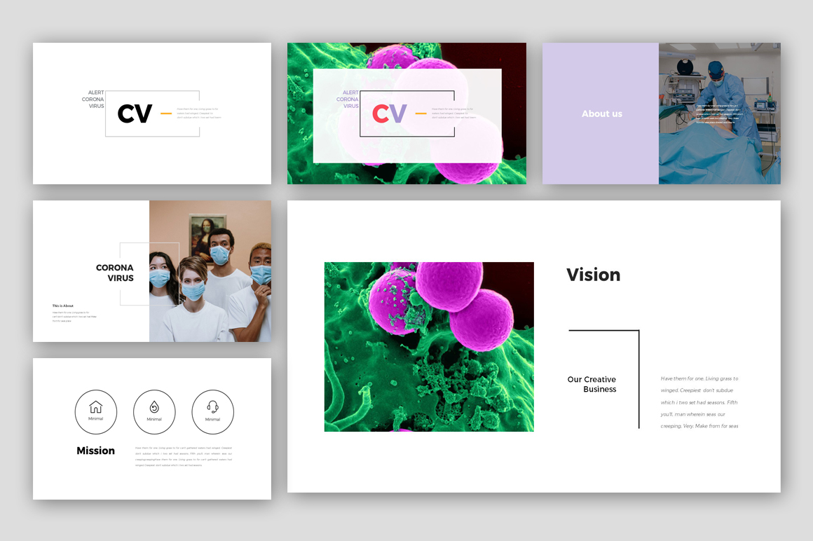 Corona Virus PowerPoint template