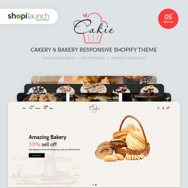 Cake Chocolates Shopify Themes 98743