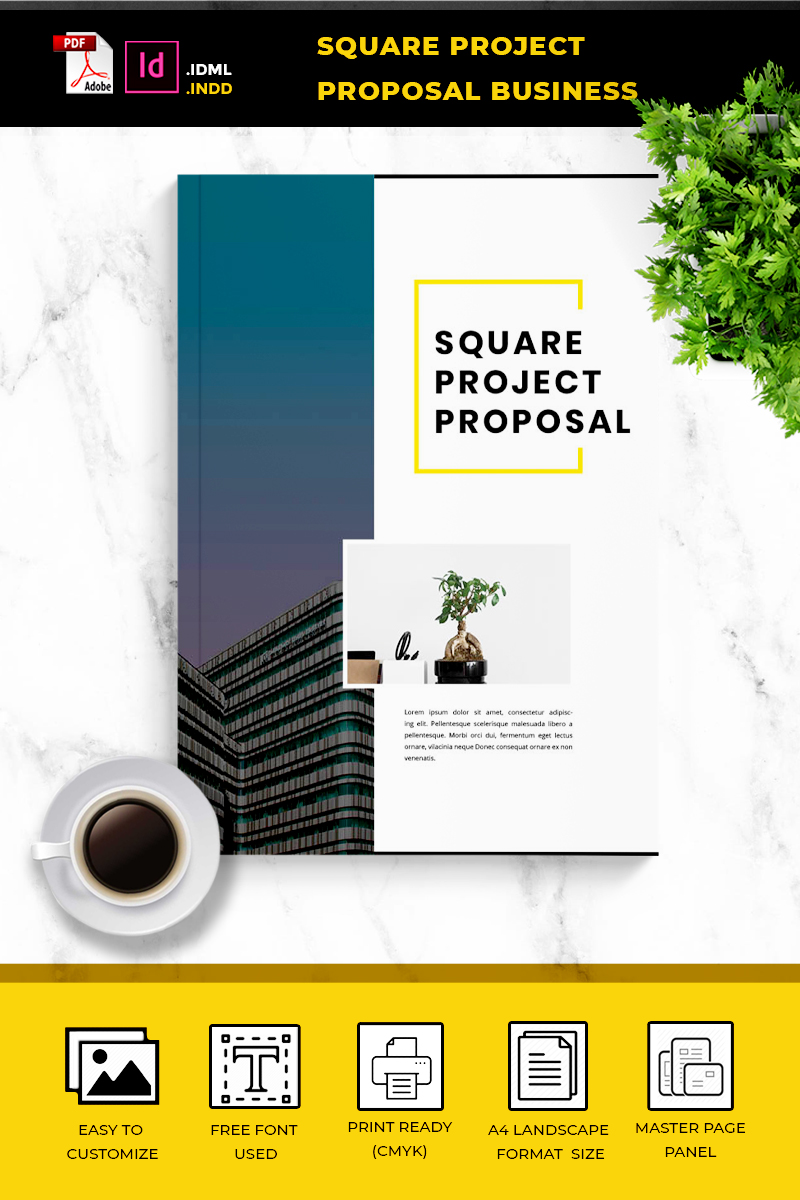 SQUARE - Project proposal Business - Corporate Identity Template