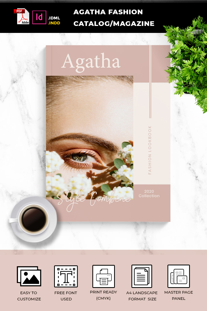 Agatha Fashion Catalog/Magazine - Corporate Identity Template
