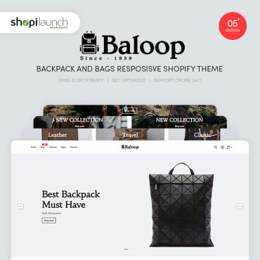Backpacks Accessories Shopify Themes 98932
