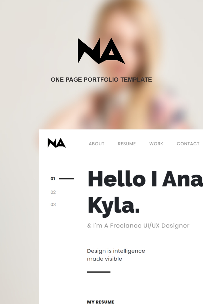 Na - Onepage Html Personal Portfolio Landing Page Template