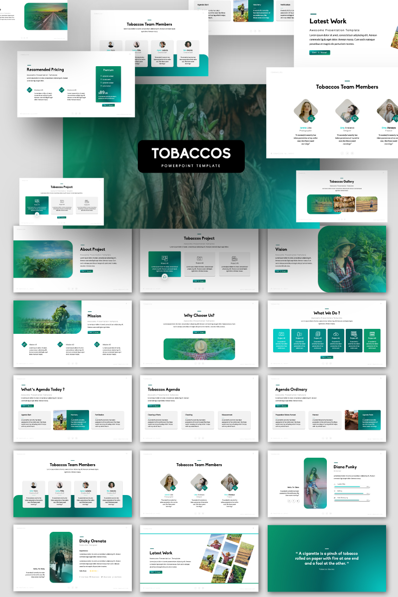 TOBACCOS - Keynote template