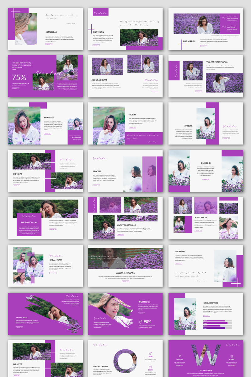 Violeta - Keynote template