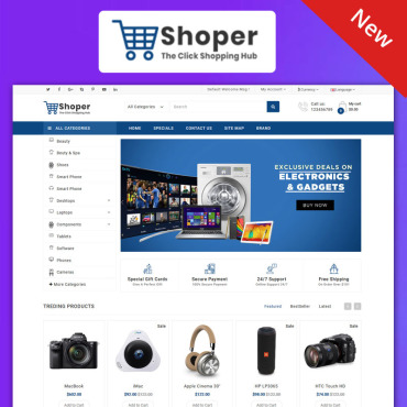 Shopping Seo OpenCart Templates 99085