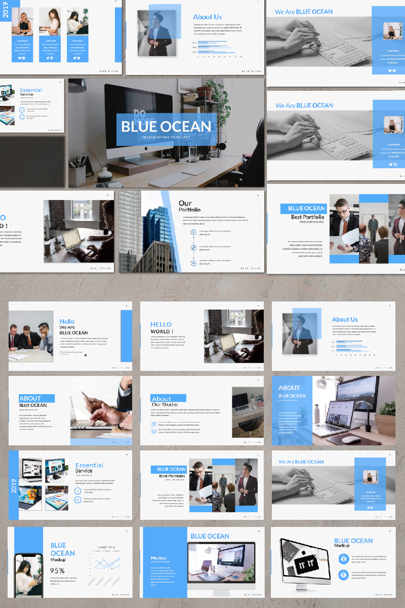 BLUE OCEAN Presentation - Keynote template