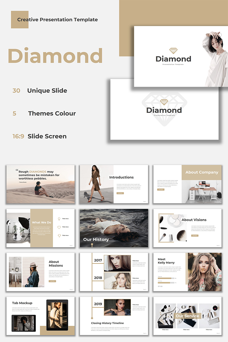 Diamond - Keynote template
