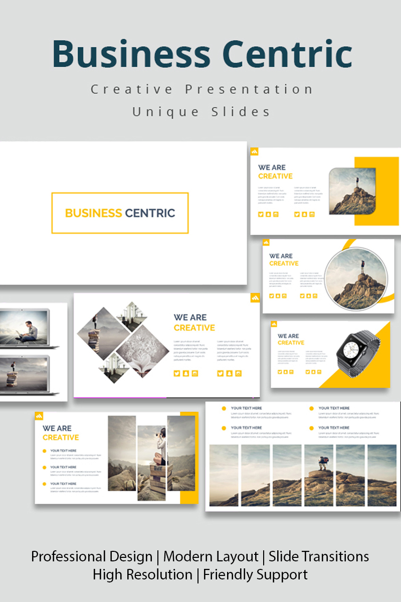 Business Centric PowerPoint template