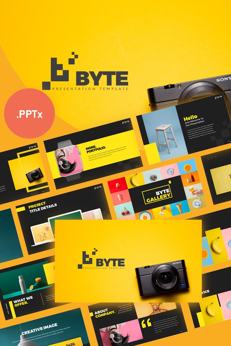 Byte Creative Presentation PowerPoint template