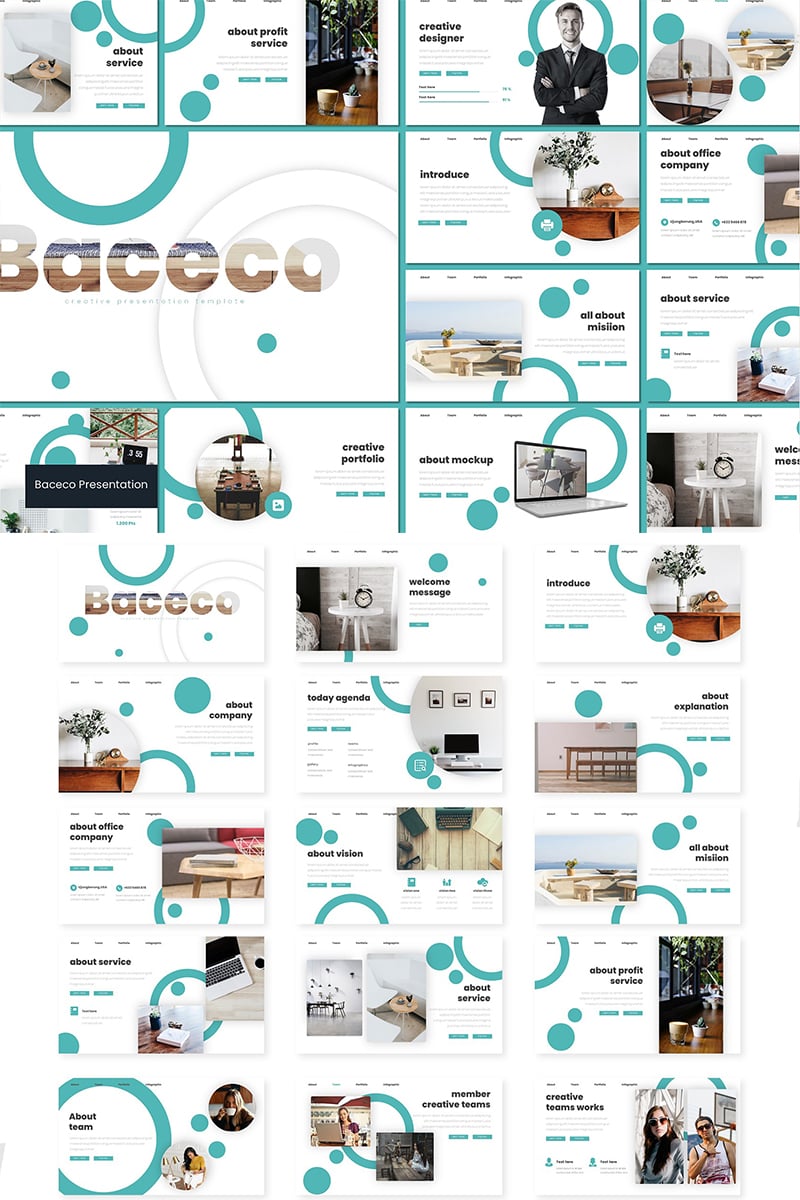 Baceco PowerPoint template