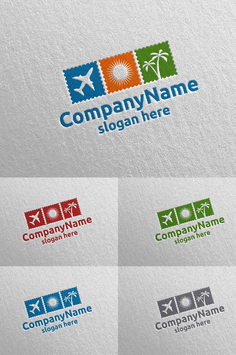 Travel and Tourism for Hotel and Vacation 10 Logo Template