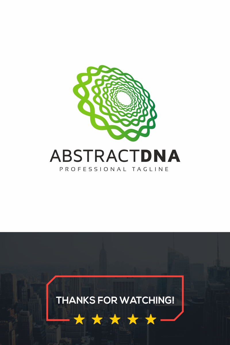 Circle DNA Logo Template