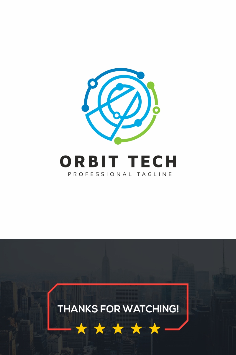 Orbit Tech Logo Template