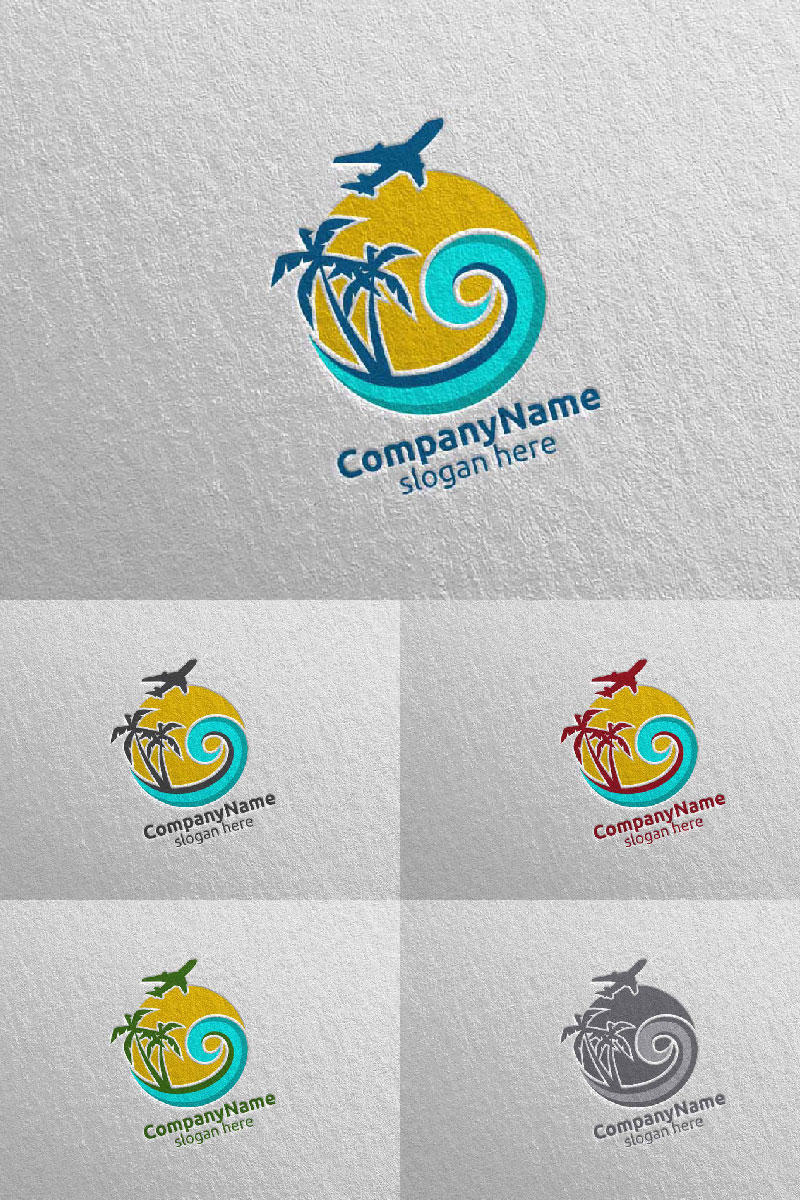 Travel and Tourism for Hotel and Vacation 24 Logo Template