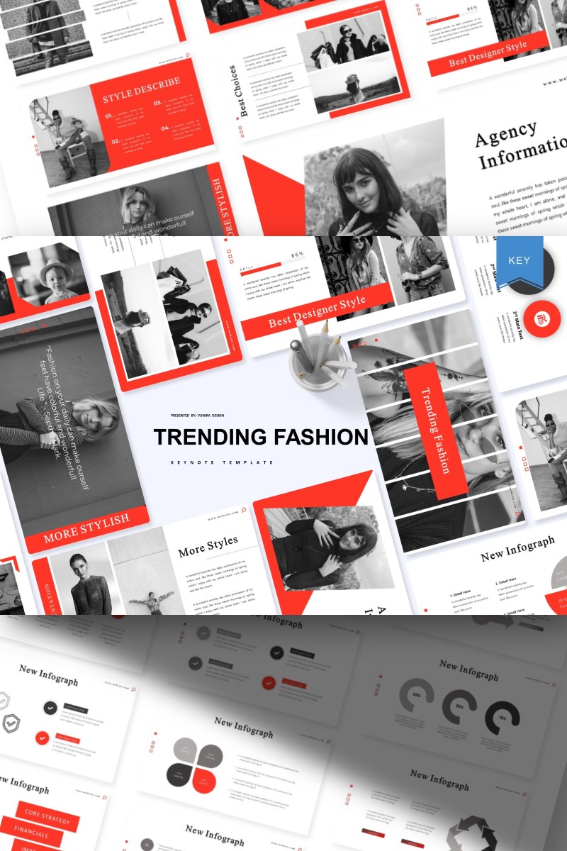 Trending Fashion - Keynote template