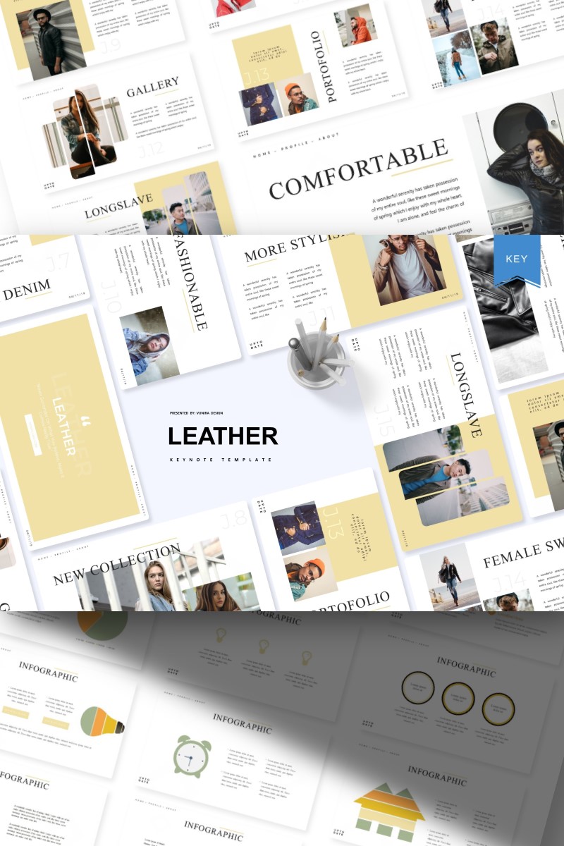 Leather - Keynote template