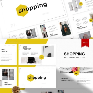 Shopping Holding PowerPoint Templates 99572