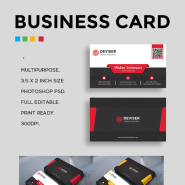 Card Clean Corporate Identity 99656