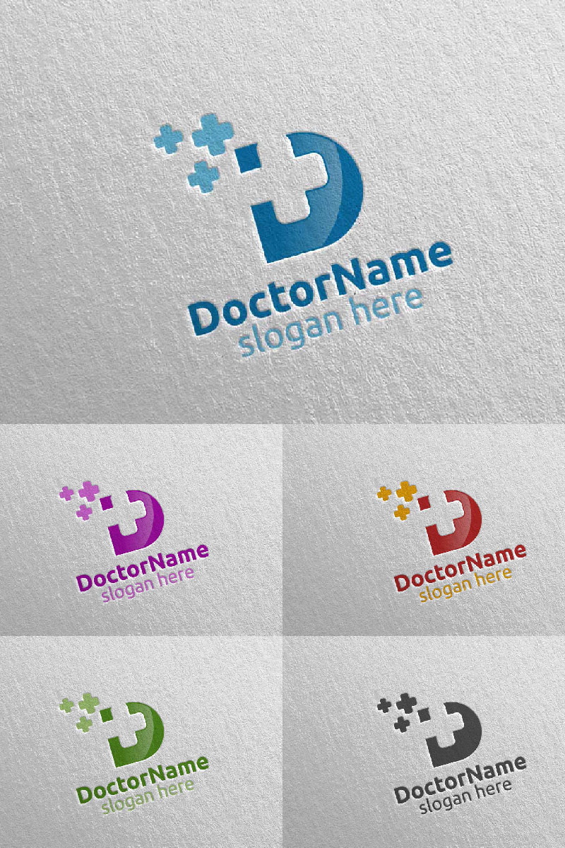 Doctor Cross Medical Hospital Design 28 Logo Template