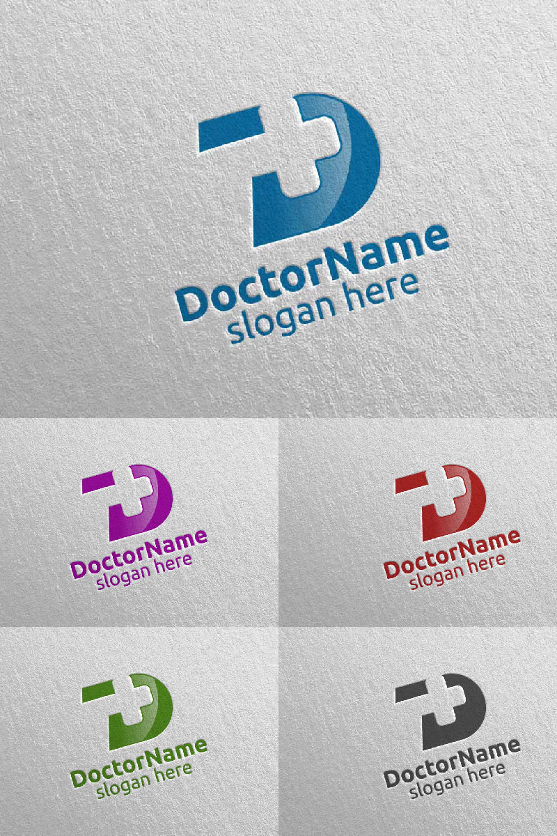 Doctor Cross Medical Hospital Design 27 Logo Template