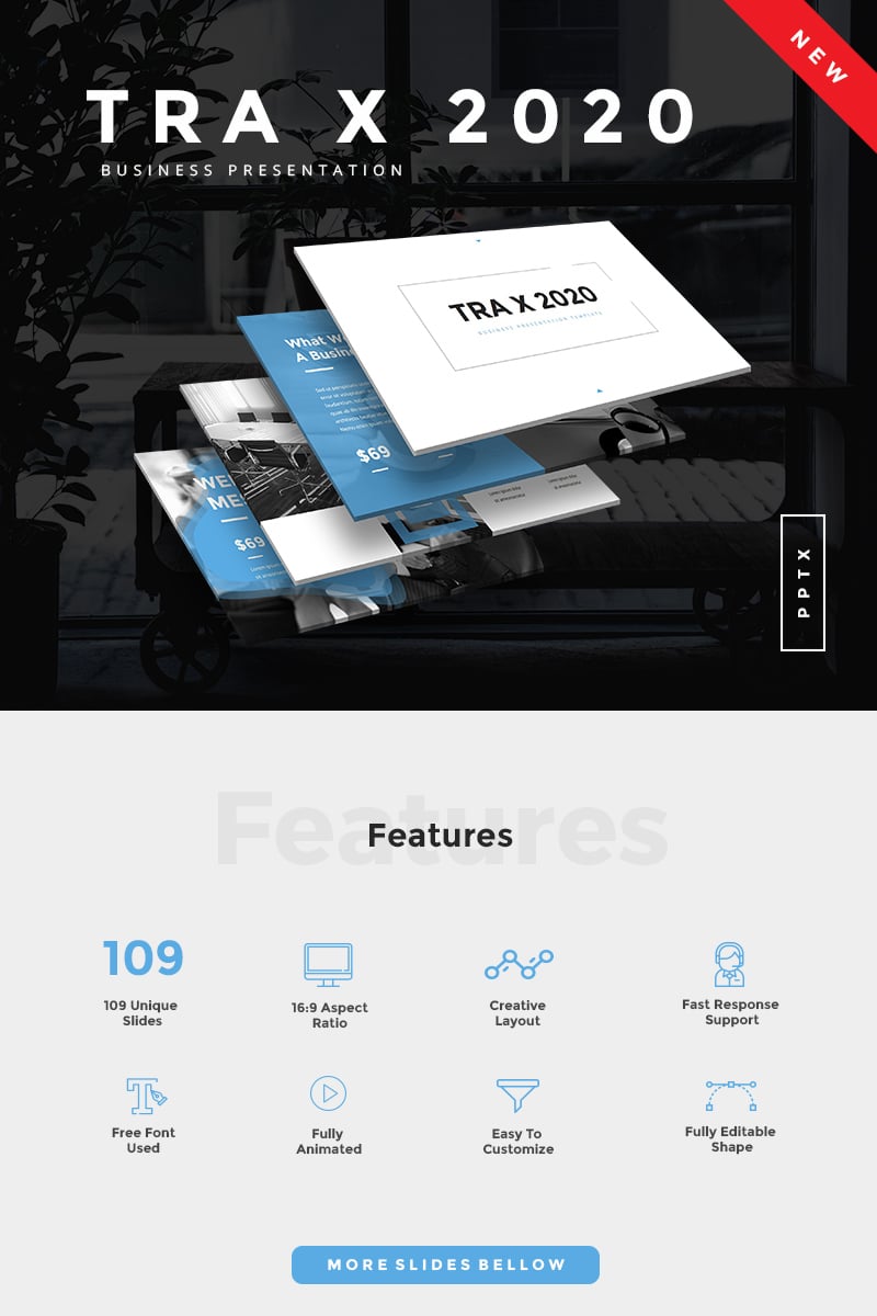 TRA X 2020 Business PowerPoint template