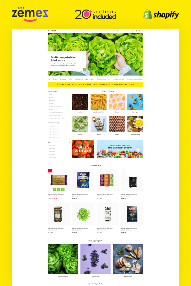 Foodie - Delivery Store Shopify Theme