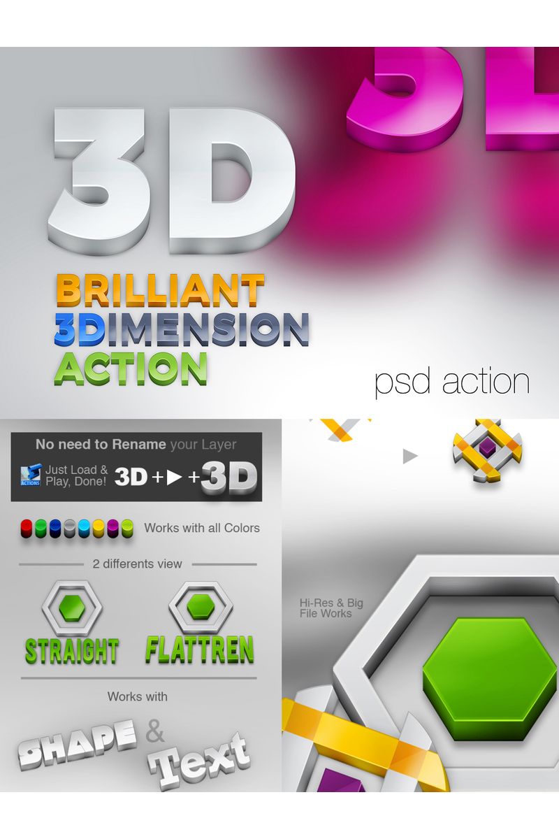3D Action - Corporate Identity Template