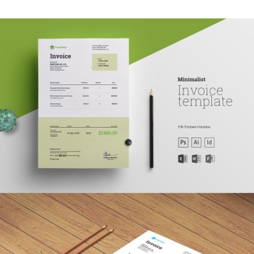 Excel Invoice Corporate Identity 99773