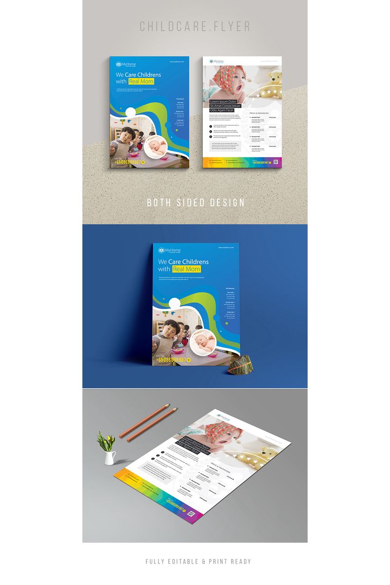 Child Care Maternity Flyer - Corporate Identity Template