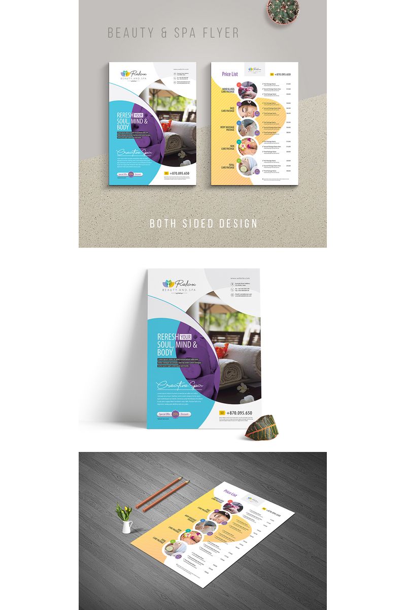 Relax & Spa Flyer - Corporate Identity Template