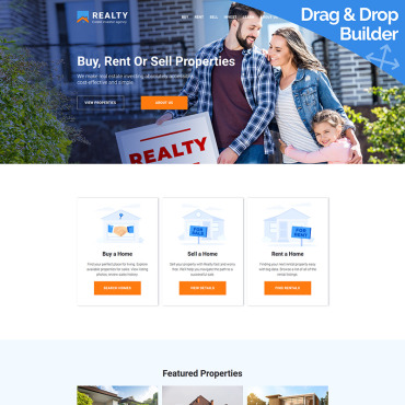 Mortgage Realty Moto CMS 3 Templates 99876