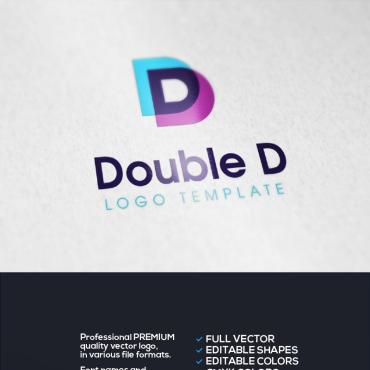 D Double Logo Templates 99901