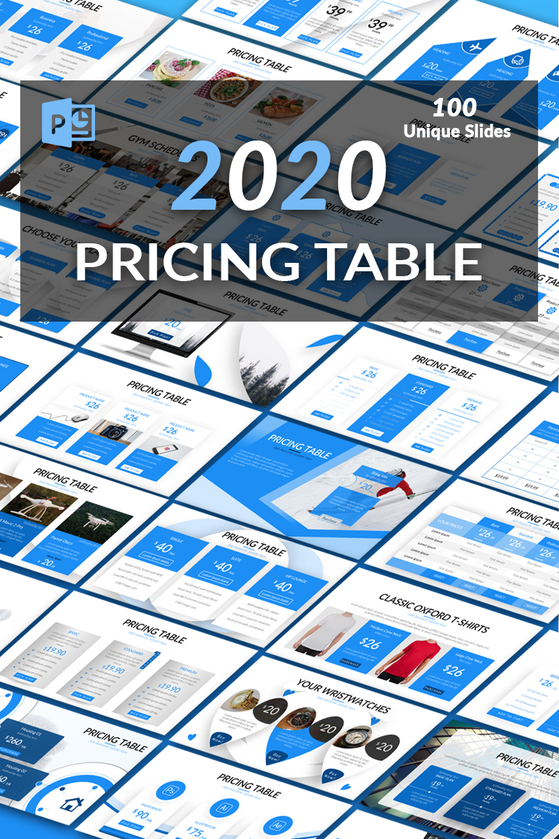 Pricing Table v2.0 PowerPoint template