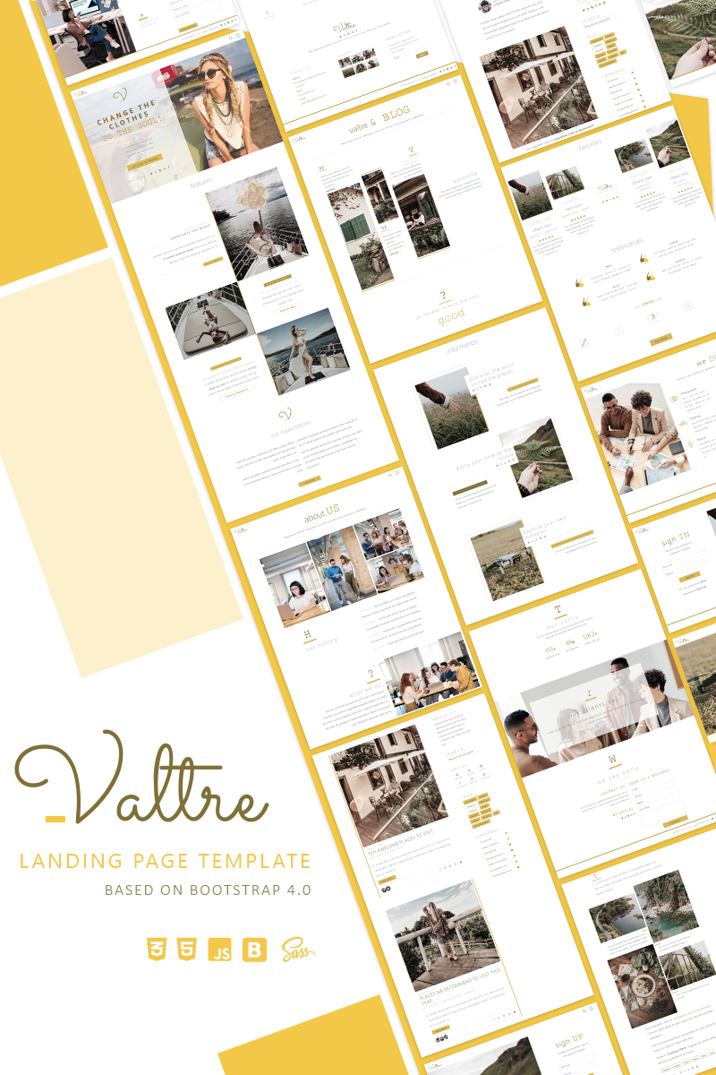 Valtre Travel Bootstrap HTML Website Template